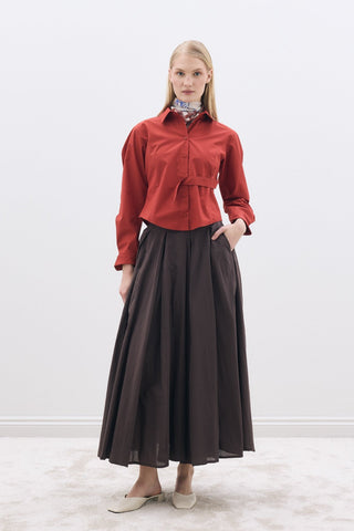 Godeli Vual Etek Kahverengi