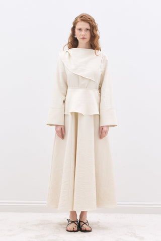 Olin Seyyar Kemerli Elbise Taş