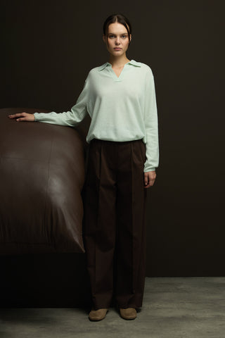Monica Palazzo Pantolon Kahverengi