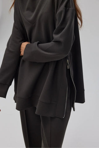 Oyşo Yandan Fermuarlı Takım Antrasit