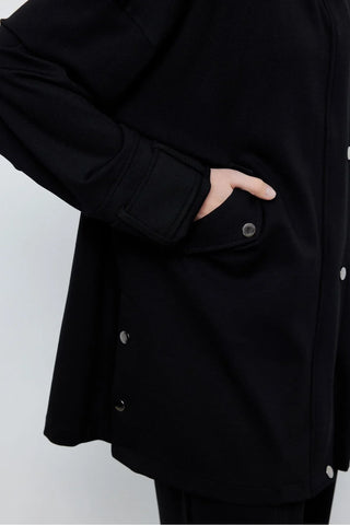 Poly Fermuarlı Oyşo Takım Siyah