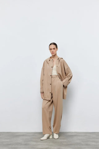 Poly Fermuarlı Oyşo Takım Camel