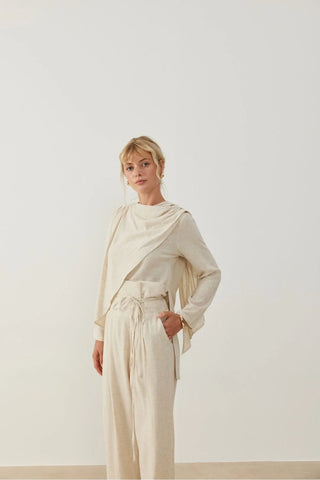 Alaçatı Keten Takım Taş