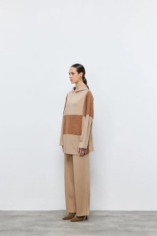 Oyşo Kuzu Eşofman Takım Camel