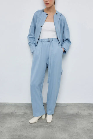 Poly Fermuarlı Oyşo Takım Mavi