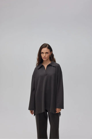 Polo Yaka Oyşo Takım Antrasit