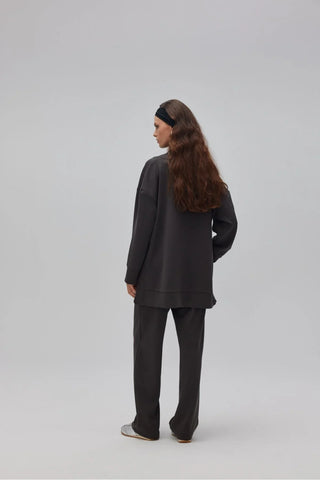 Oyşo Yandan Fermuarlı Takım Antrasit