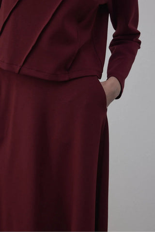 Mai Oyşo Etekli Takım Bordo