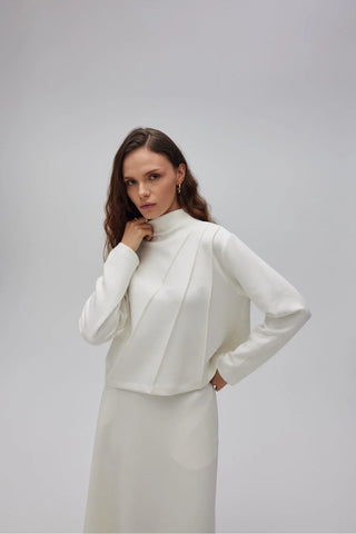 Mai Oyşo Etekli Takım Beyaz