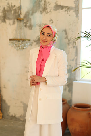 Premium Astar Ceket Ekru