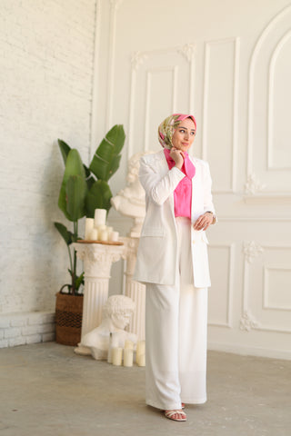 Premium Astar Ceket Ekru