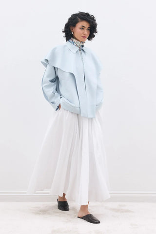 Seyyar Yakalı Ceket Bebe Mavi