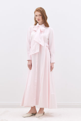 Pila Poplin Elbise Pembe
