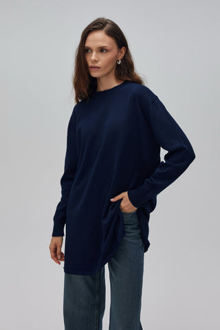 Triko Tunik Lacivert