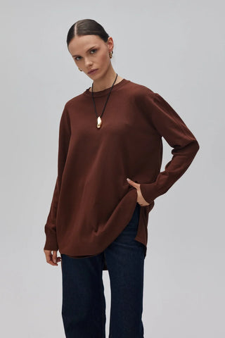 Triko Tunik Kahverengi