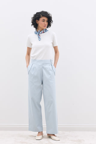 Gabardin Pantolon Bebe Mavi