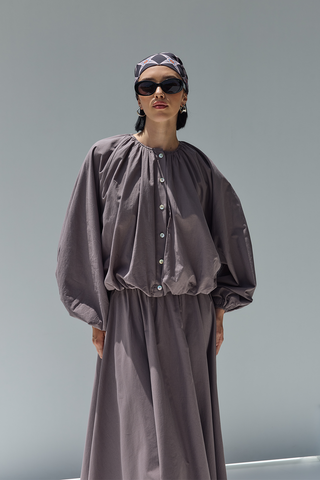 Kuda Kloş Etek Vizon