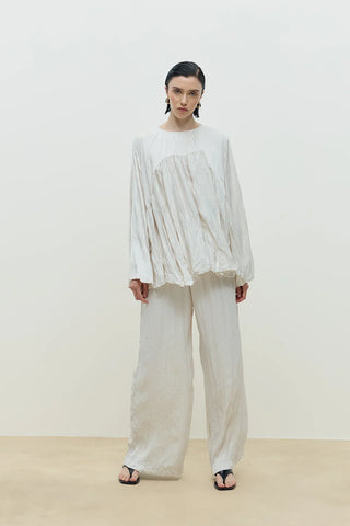 Saty Kraşlı Takım Ekru