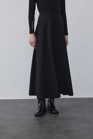 Bambu Kloş Etek Siyah
