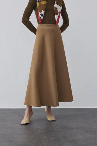 Bambu Kloş Etek Zeytuni