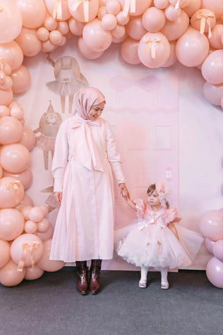 Pila Poplin Elbise Pembe