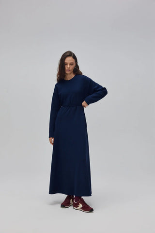 Oyşo Atina Elbise Lacivert