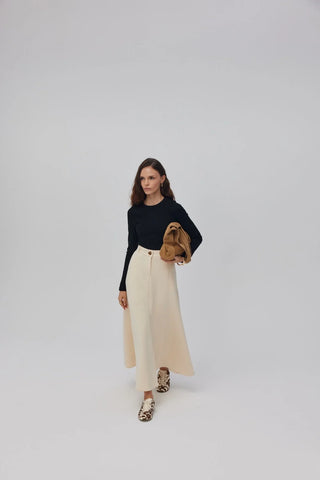 Scuba Volkani Kloş Etek Krem