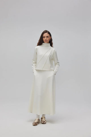 Mai Oyşo Etekli Takım Beyaz