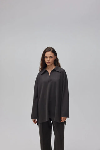 Polo Yaka Oyşo Takım Antrasit