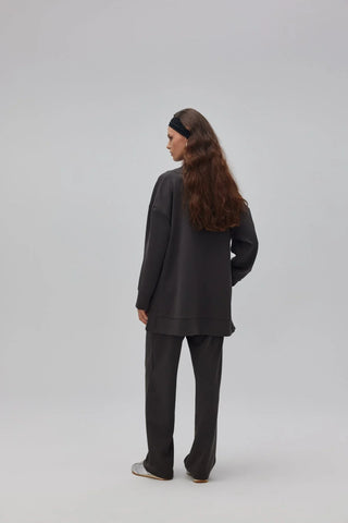 Oyşo Yandan Fermuarlı Takım Antrasit