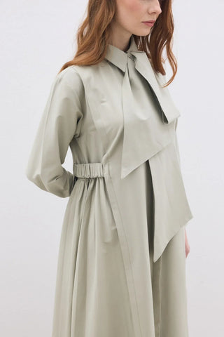 Pila Poplin Elbise Açık Yeşil