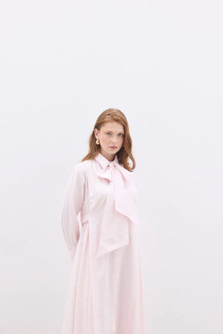 Pila Poplin Elbise Pembe