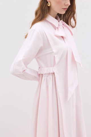 Pila Poplin Elbise Pembe