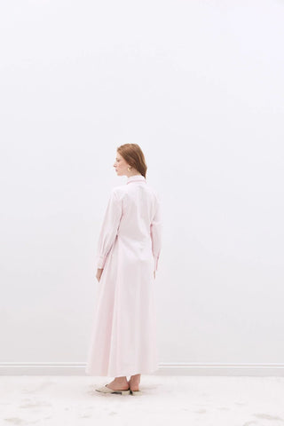 Pila Poplin Elbise Pembe