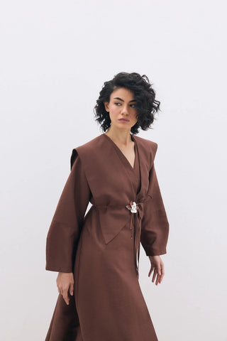 Maty Kimono Kahverengi