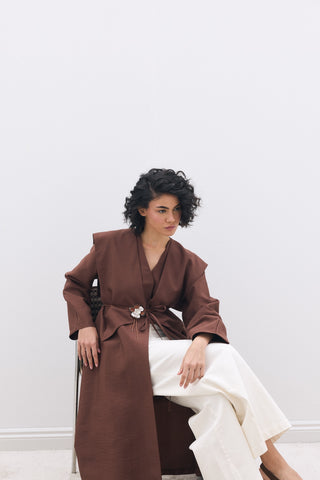 Maty Kimono Kahverengi