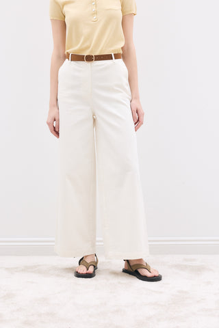Denim Pantolon Ekru