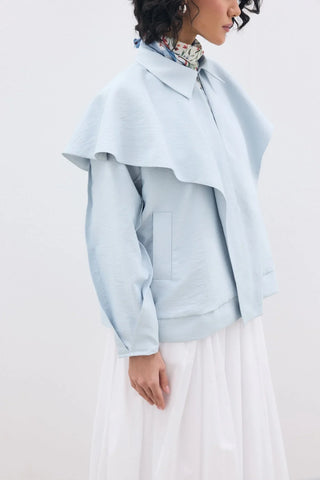 Seyyar Yakalı Ceket Bebe Mavi