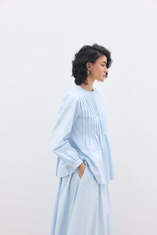 Pimola Bluz Bebe Mavi