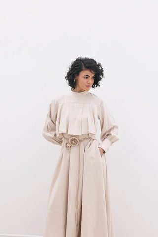 Elva Dökümlü Elbise Taş