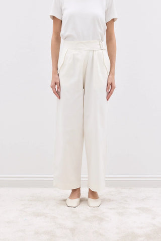 Gabardin Pantolon Beyaz