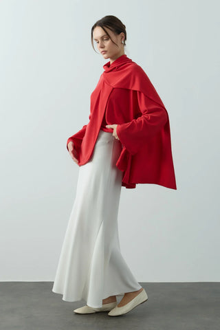 Jade Godeli Etek Ekru