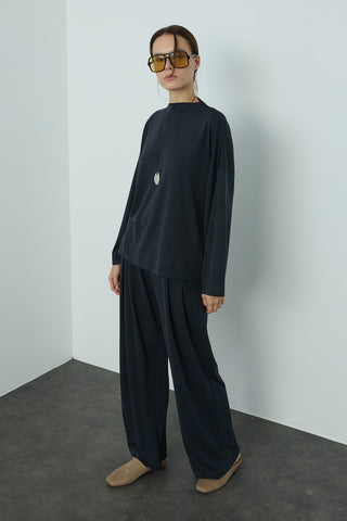 Soe Oversize Tunik Antrasit