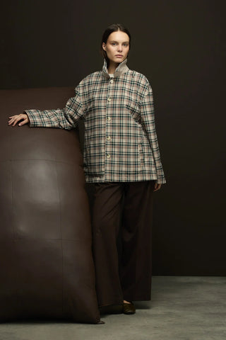 Alba Çift Taraflı Trençkot Taş