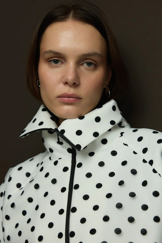 Light Puantiyeli Fermuarlı Sweat