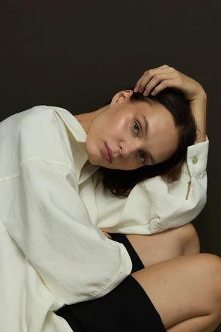 Sienna Manşetli Gömlek Ekru