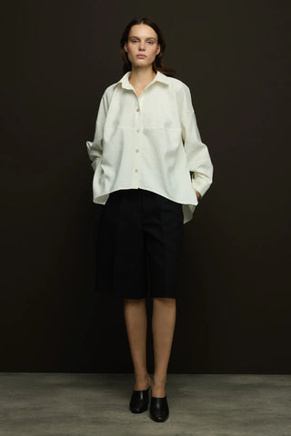 Sienna Manşetli Gömlek Ekru