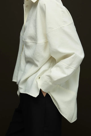 Sienna Manşetli Gömlek Ekru