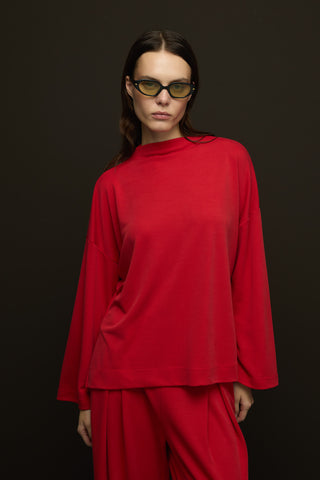 Soe Oversize Tunik Kırmızı