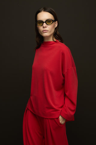 Soe Oversize Tunik Kırmızı